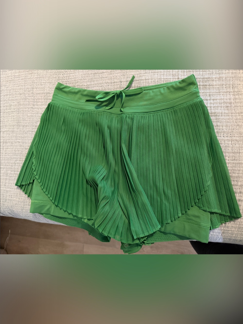lululemon chameleon green ace advantage Shorts